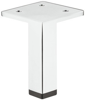 Nábytková noha, ocel, chrom, leštěná