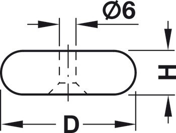Nábytková podstava, S deskou, bez výškového nastavení, k přišroubování