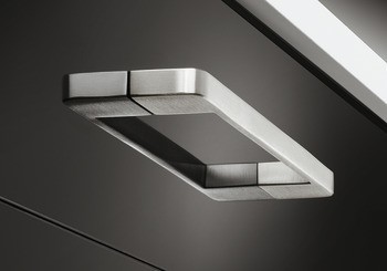 Nábytková úchytka, madlo, nerez, hranaté, Häfele Déco