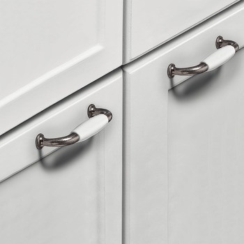 Nábytková úchytka, oblouková úchytka, porcelán, Häfele Déco