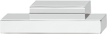 Nábytková úchytka, prstová úchytka, hliník, hranatá, Häfele Déco H1355