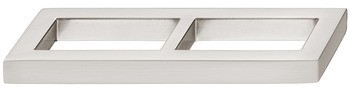 Nábytková úchytka, prstová úchytka, zinková slitina, šířka 104 mm, hranatá, Häfele Déco H1320