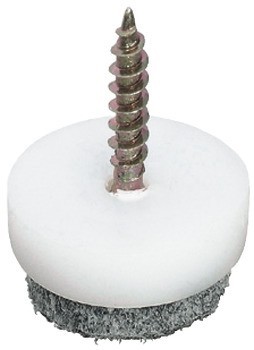 Nábytkový kluzák, filc, výška 9 mm, se šroubem