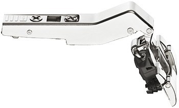 Nábytkový závěs 45°, Blum Clip Top Blumotion 110°, pro rohové skříňky se zarovnanou přední stranou