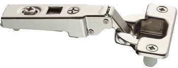 Nábytkový závěs, Blum Clip 100°, plně naložená montáž, pro tenké dveře, s automatickou zavírací pružinou, bez mechanismu tlumeného zavírání
