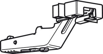 Nábytkový závěs, Clip Top 120°, závěs do hliníkového rámečku Aventos HF