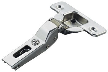 Nábytkový závěs, Häfele Metalla 510 A/SM 105°, pro tenké dřevěné dveře od 10 mm, polonaložená montáž/oboustranná montáž