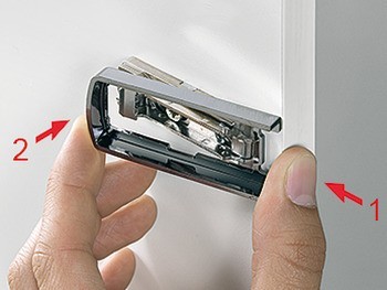 Nábytkový závěs, Häfele Metalla 510 SM 110°, plně naložená montáž