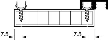 Nacvakávací profil, Montážní systém pro panely k nacvaknutí