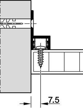 Nacvakávací profil, Montážní systém pro panely k nacvaknutí