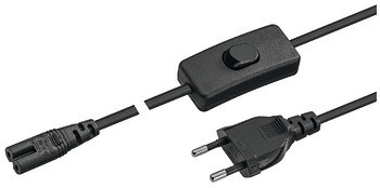 Napájecí kabel, se zástrčkou pro malá zařízení pro vstupní port C8