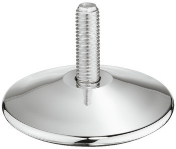 Nastavitelná noha s kluzákem, kulatá