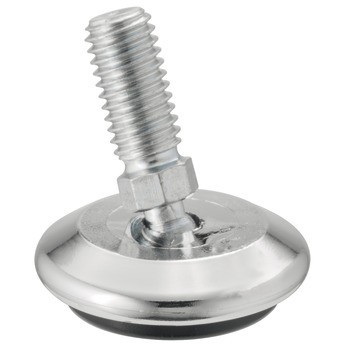 Nastavitelná noha s kluzákem, se závitovým šroubem