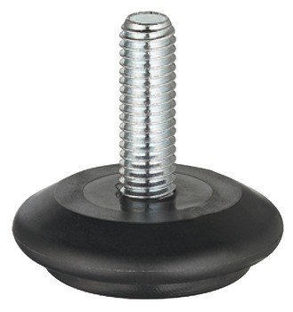 Nastavitelná noha s kluzákem, se závitovým šroubem