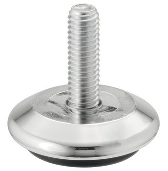 Nastavitelná noha s kluzákem, se závitovým šroubem