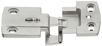 Nerezový speciální závěs, Pro plně naloženou a polonaloženou montáž, mezera 6 mm