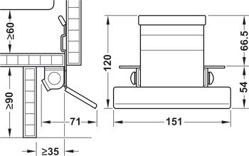 Nožní pedál, Nerez