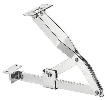 Nůžkové zvedací kování pro postele, v 19 krocích, výška zdvihu až 375 mm