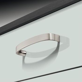 Oblouková úchytka, Häfele Déco H1330, zinková slitina