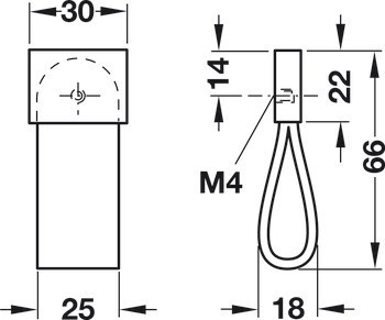 Oblouková úchytka, Trend, Häfele Déco