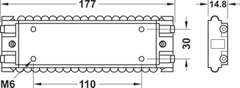 Obnovovací kuličkový vozík, pro lineární výsuvy Accuride 0116Rc