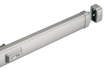 Oboustranná dveřní závora se zamykací vložkou, PR 2700 Slimline, Abus