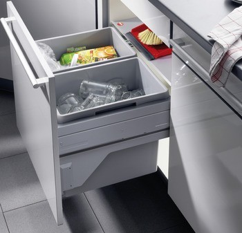 Odpadkové koše, 2 x 30 litrů, Hailo Euro-Cargo-S