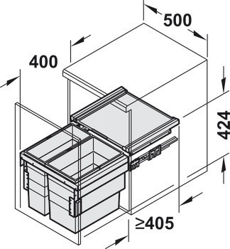Odpadkové koše, Hailo Cargo Synchro