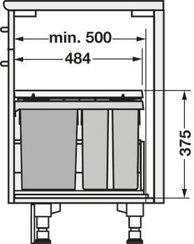 Odpadkové koše, Hailo AS Tandem
