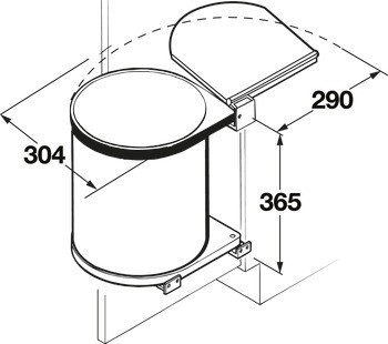 Odpadkové koše, Hailo Mono