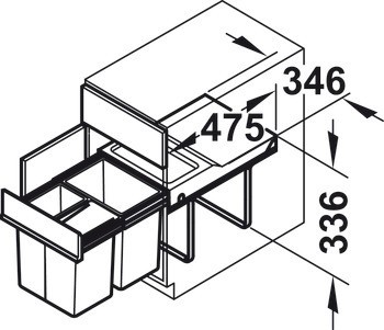Odpadkové koše, Hailo Raumspar Tandem