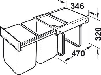Odpadkové koše, Hailo Raumspar Tandem