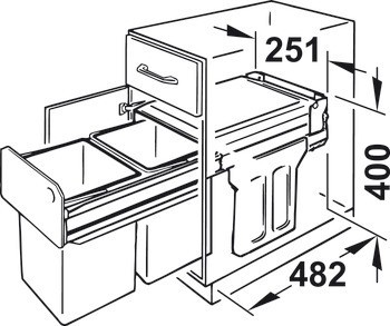 Odpadkové koše, Hailo Tandem
