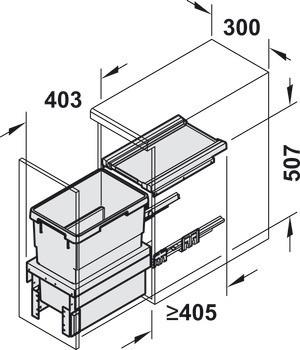 Odpadkové koše, Hailo Cargo Synchro