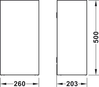 Odpadkový koš na papírové ručníky, Hewi 900.05.001XA
