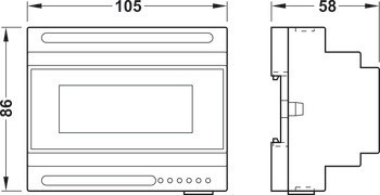 Online adaptér, ND 100, Dialock, Tag-it™ ISO