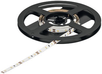 Osvětlovací LED páska, Häfele Loox5 LED 2074, 12 V, 8 mm, 2pólové (jednobarevné), 120 LED/m, 9,6 W/m, IP20