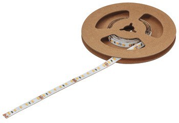 Osvětlovací LED páska, Häfele Loox5 LED 3064, 24 V, 5 mm, 2pólové (jednobarevné), 120 LED/m, 9,6 W/m, IP20