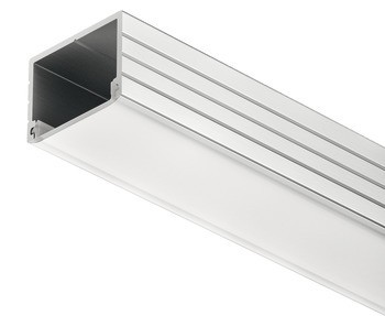 Osvětlovací LED páska (kompletní sada), Pro kuchyňský sokl, Häfele Loox5 LED 3042, 24 V, 8 mm, 2pólové (jednobarevné), 120 LED/m, 4,8 W/m, IP20