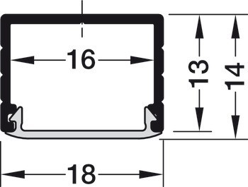 Osvětlovací LED páska (kompletní sada), Pro soklové osvětlení v ložnici, Häfele Loox5 LED 3042, 24 V, 8 mm, 2pólové (jednobarevné), 120 LED/m, 4,8 W/m, IP20