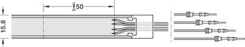 Osvětlovací LED páska s PUR zapouzdřením, LED 1160, 24 V, 4pólové (RGB), 120 LED/m, 18 W/m, IP67