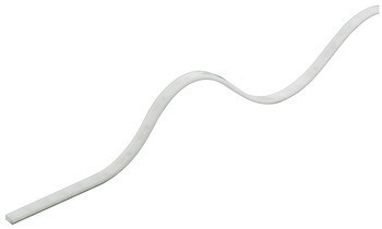 Osvětlovací LED páska v silikonovém pouzdru, Häfele Loox5 LED 3099, 24 V, 2pólové (jednobarevné), boční paprsek, do drážky 4 x 10 mm, 120 LED/m, 9,6 W/m, IP44