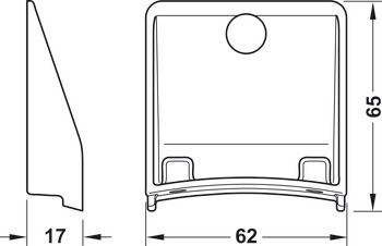 Otevírací páka, pro bateriový prostor
