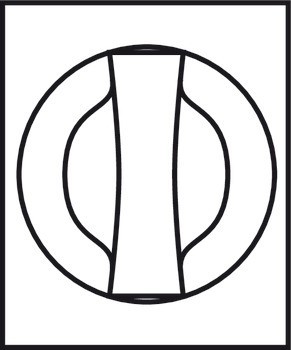 Otočná klička, pro vícebodové zámky s bezpečnostním závorovým zámkem