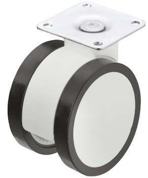 Otočné kolečko, pojezdová plocha: měkká, nosnost 25 kg