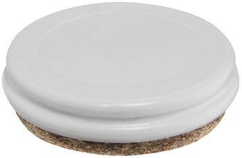 Otočný kluzák vyrobený z plastu / filcu, a, kulatá