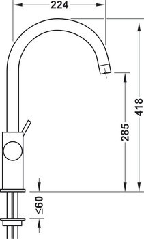 Páková baterie, Kuchyňská baterie, Grohe Red® Duo