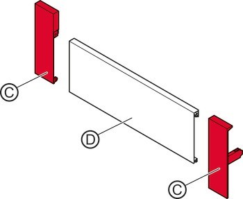 Panel, pro vnitřní zásuvku Matrix Box Slim A