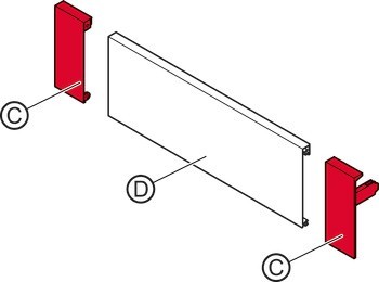 Panel, pro vnitřní zásuvku Matrix Box Slim A
