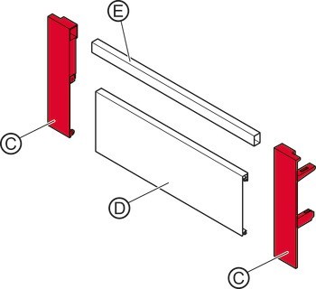 Panel, pro vnitřní zásuvku Matrix Box Slim A